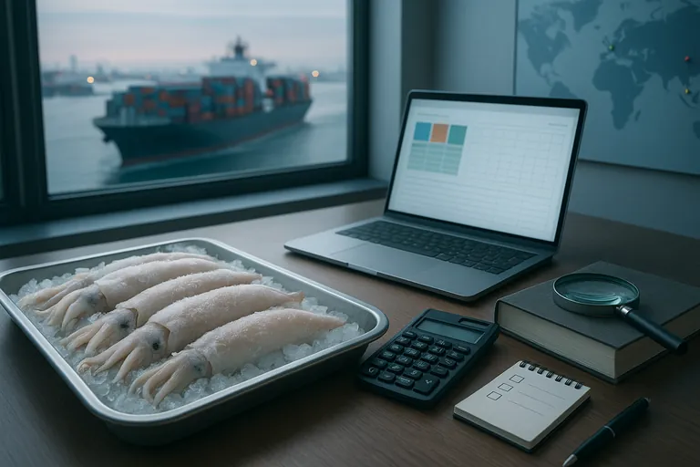 Chinese Frozen Squid Tariff, Verified: A broker‑independent workflow to confirm Section 301 today and calculate real landed duty
