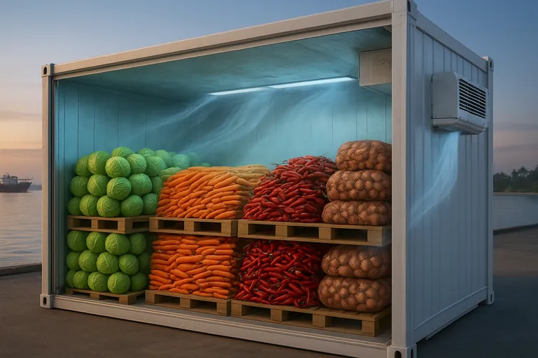 Indonesian Vegetables: 20ft/40ft Reefer Loading Guide 2025