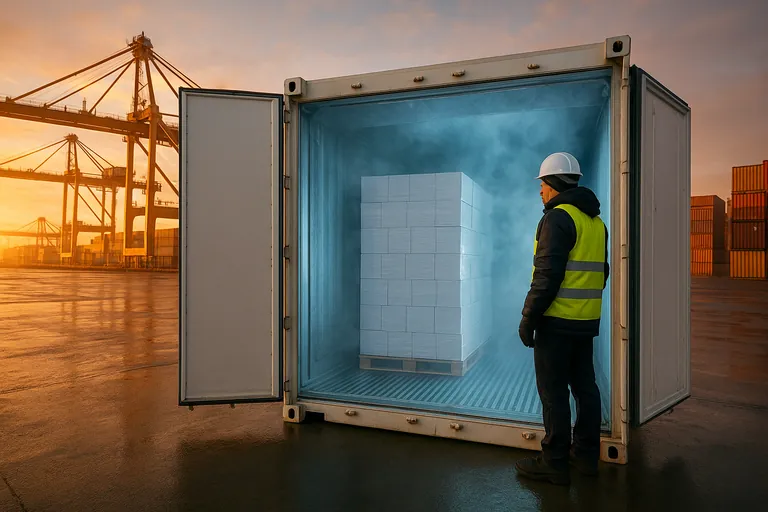 Frozen Seafood Reefer Settings: Exact PTI, -18°C, Vent, Defrost