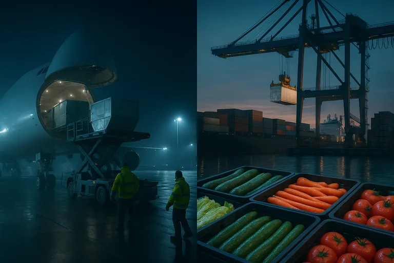 Indonesian Vegetables: Air Vs Sea Freight Cost Guide 2026